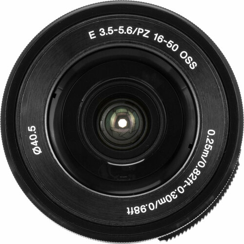 Объектив Sony E PZ 16-50mm f35-56 OSS SELP1650 для камер APS-C-Format E-Mount черный 8355₽