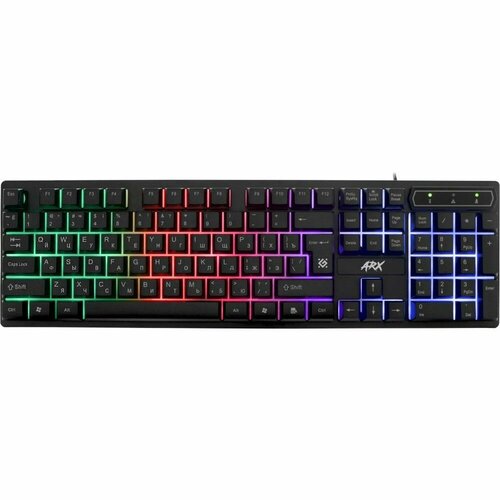 Клавиатура проводная Defender Arx GK-196L black USB 104 кл 45196 1195₽