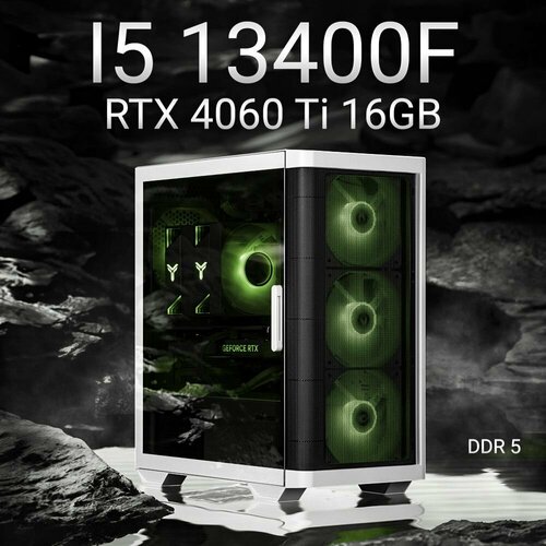 OXYGEN Intel Core i5 13400F, RTX 4060 Ti 16GB, DDR5 32GB, SSD 2000GB Белый
