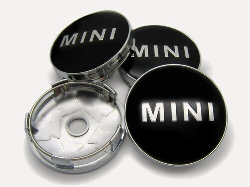 Изображение товара Колпачки, заглушки на литые диски MINI 60/56 мм, комплект 4 шт.
