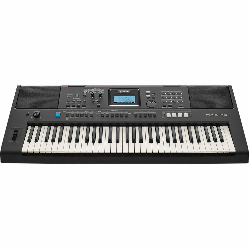 Синтезатор Yamaha psr-e473 с автоаккомпанементом, 61 клавиша — фото 1