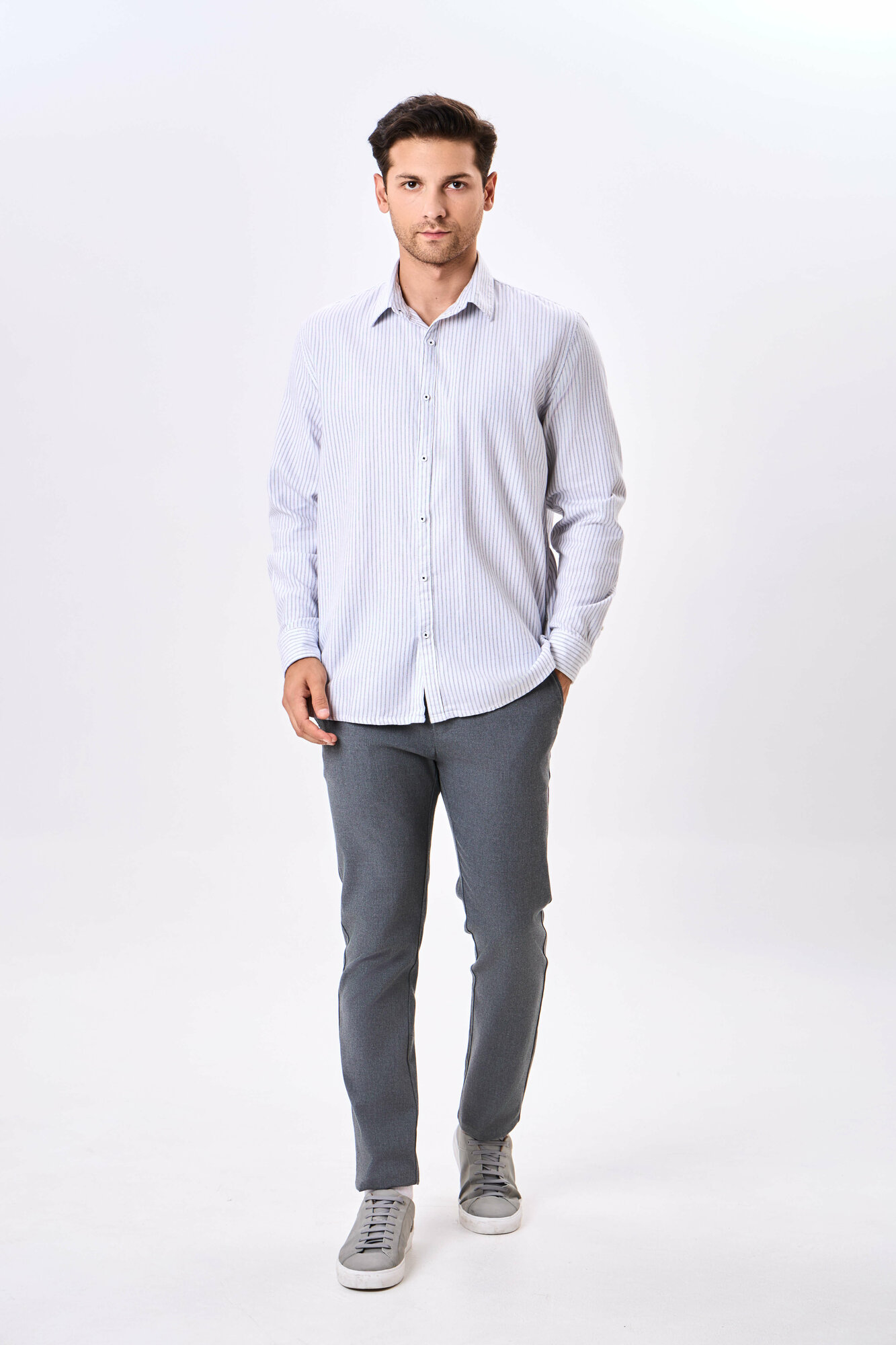 Рубашка TERRA PRO, размер 2XL, white — фото 1