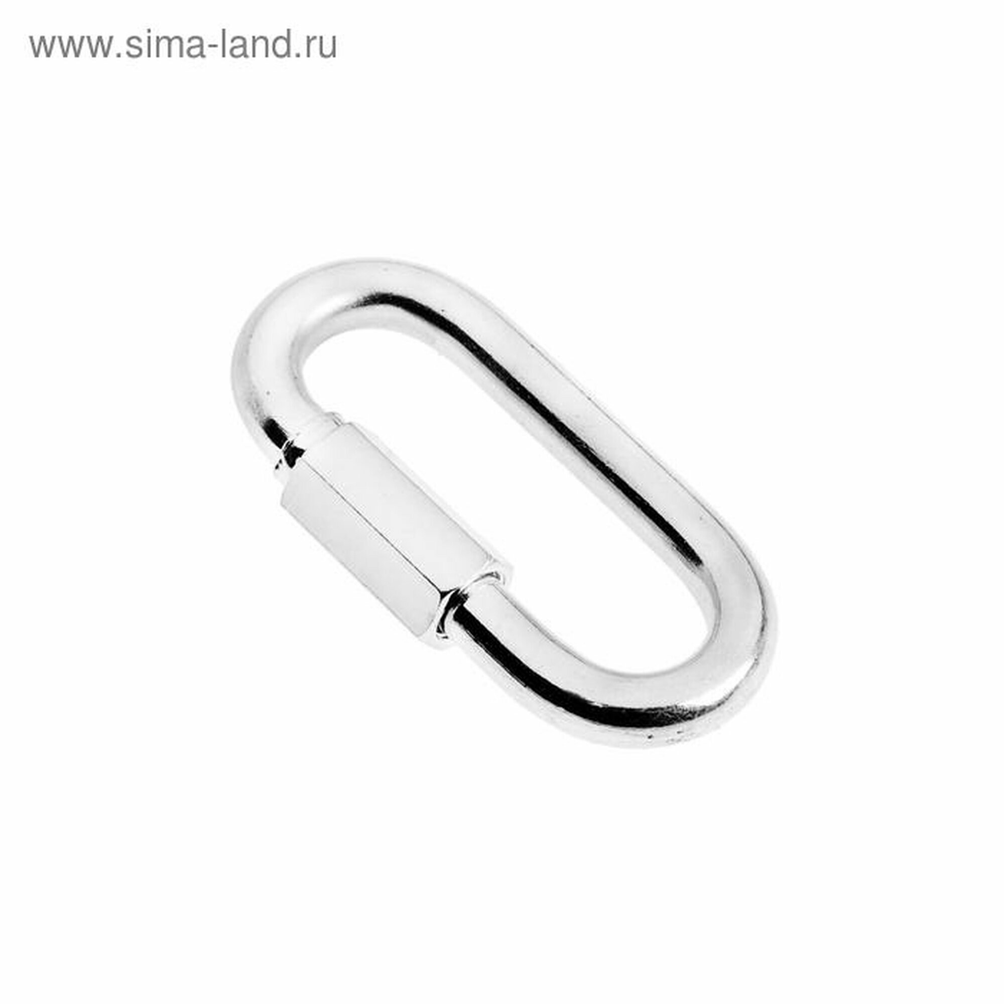 Карабин Тундра Krep винтовой оцинкованный хромированный 1 шт