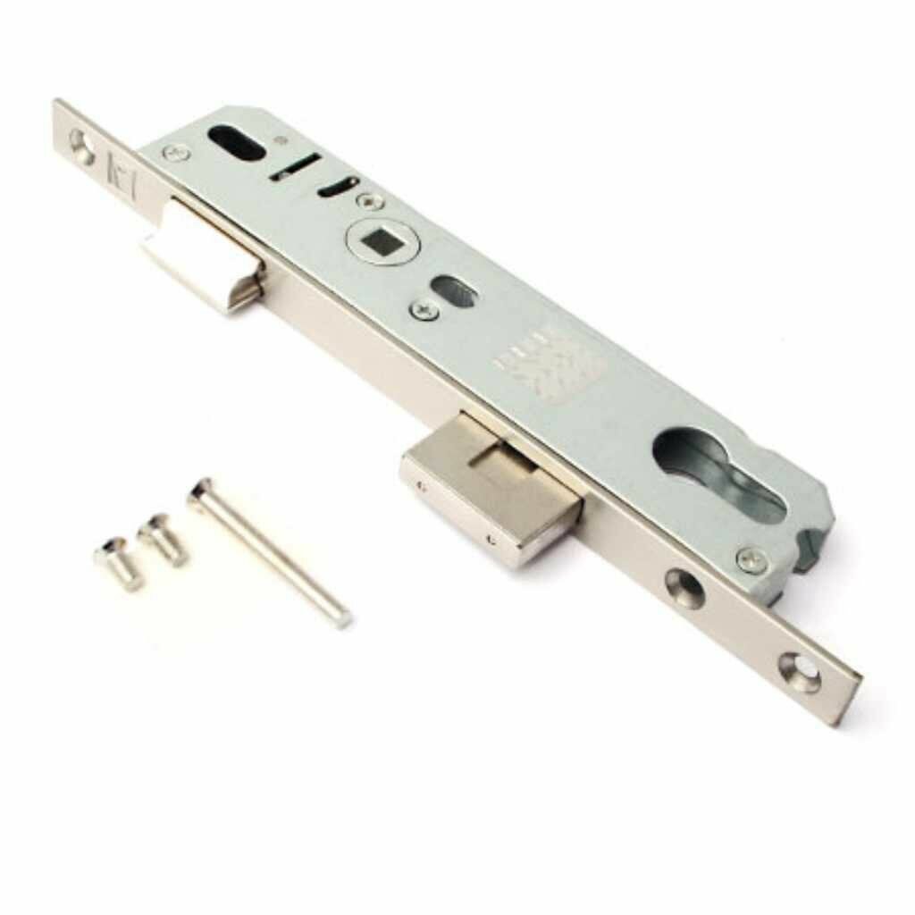 Замок врезной Apecs 7000-25-NI 16643 без ручки цилиндровый никель