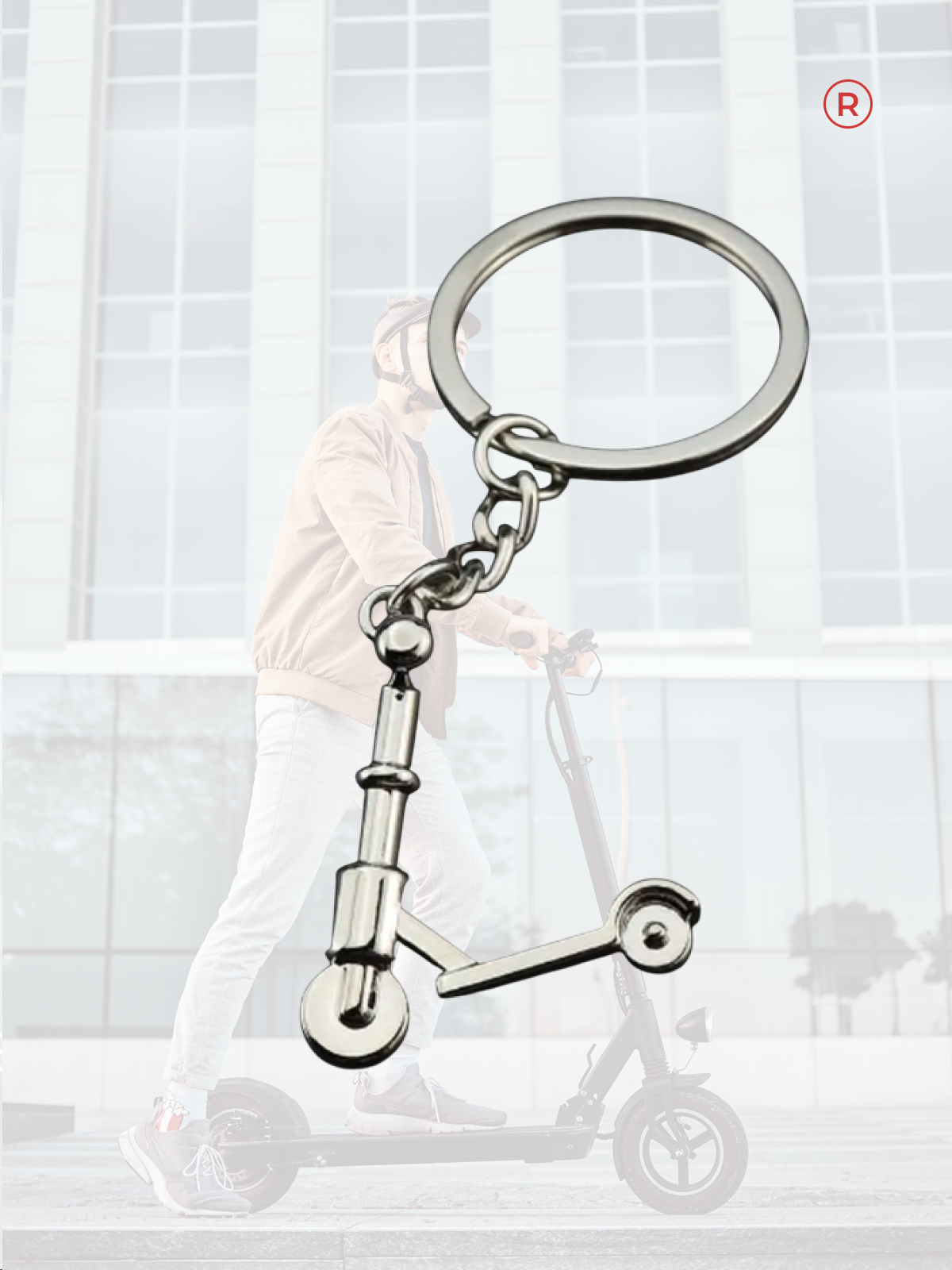 Брелок remove, серебристый — фото 1