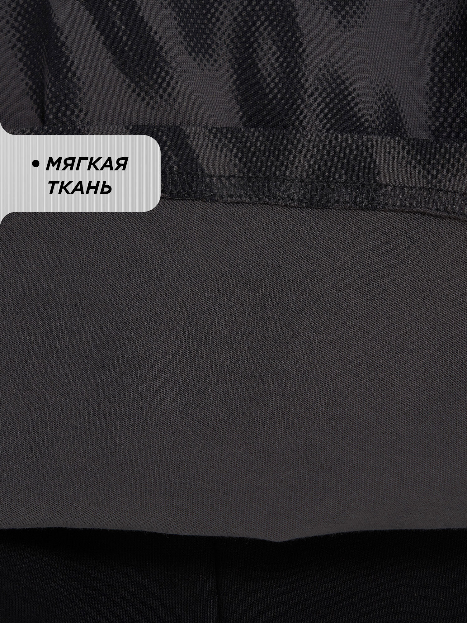 Футболка Kappa, размер 50-52, черный — фото 1