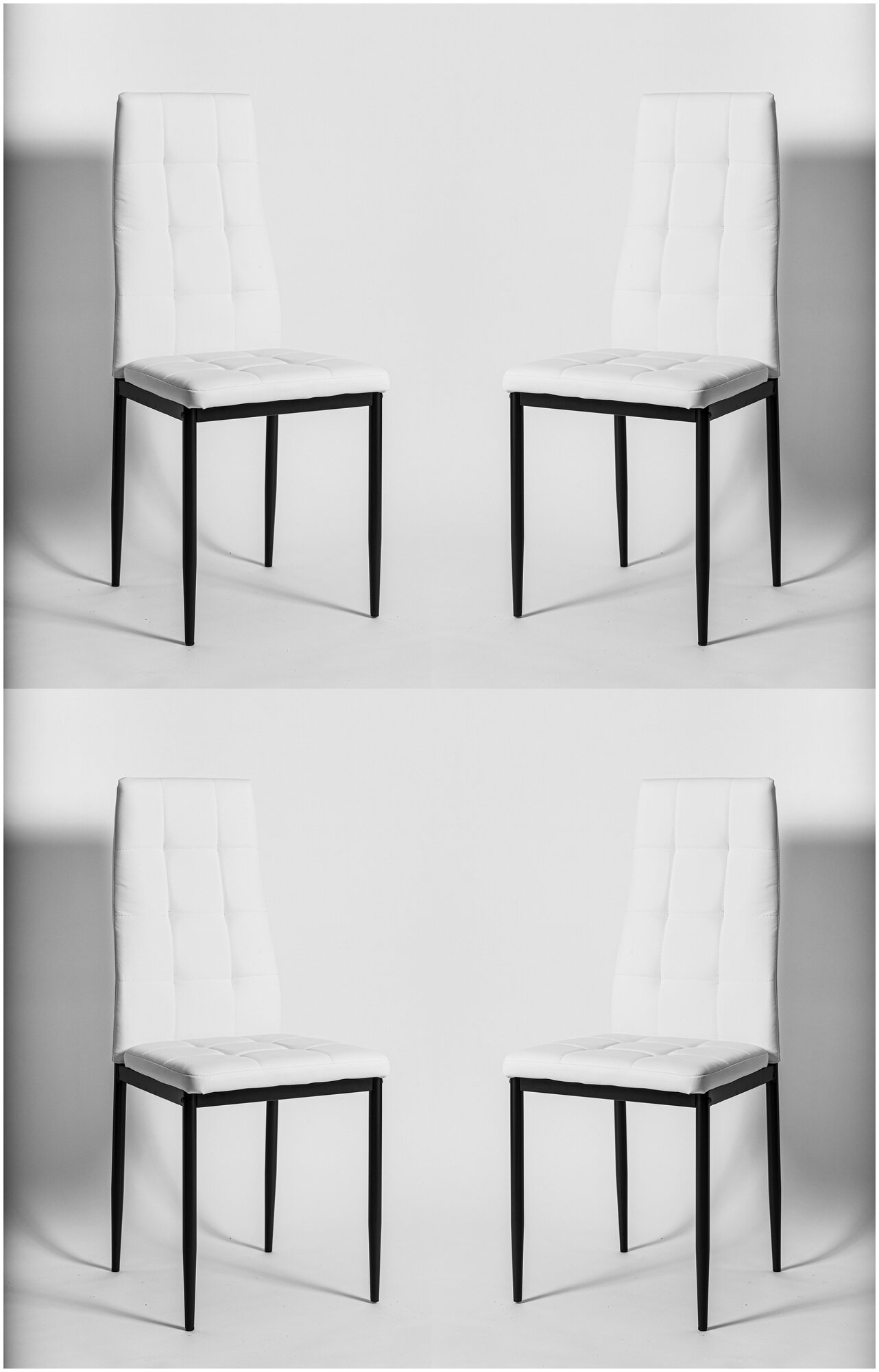 Комплект из четырех стульев Cafe 2 (4032-A) белый