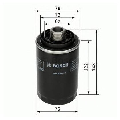 Масляный фильтр Bosch F026407080