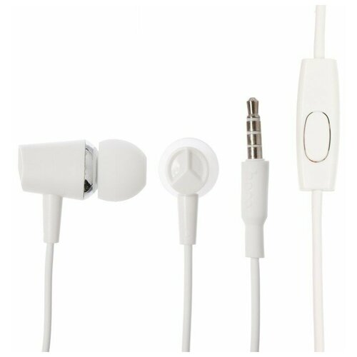 Наушники Hoco M34 проводные вакуумные микрофон Jack 35 мм 12 м белые 47500₽