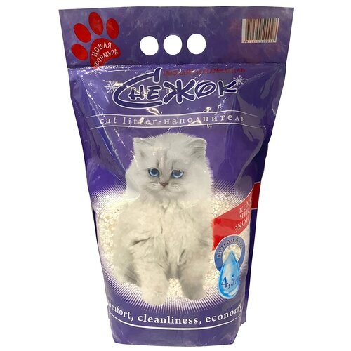 Снежок цеолайт - наполнитель впитывающий для туалета кошек (4 л х 4 шт)