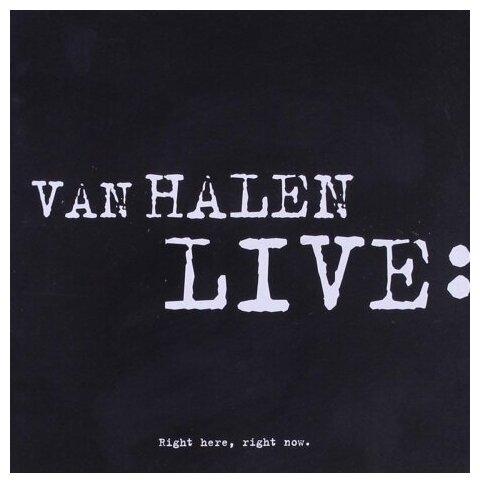 Компакт-Диски, Warner Bros. Records, VAN HALEN - Live: Right Here, Right Now. (2CD)