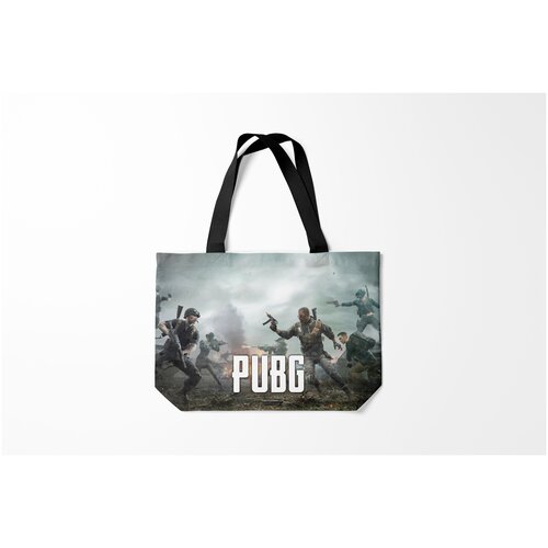 фото Сумка-шоппер / 46х35 см / геймерам / pubg burnettie