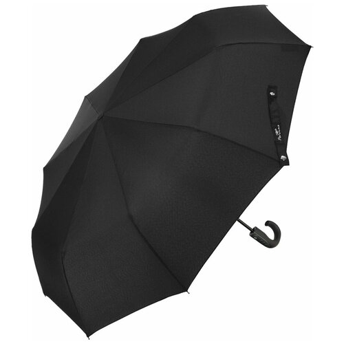 Мужской складной зонт Popular Umbrella автомат 1631J/черный