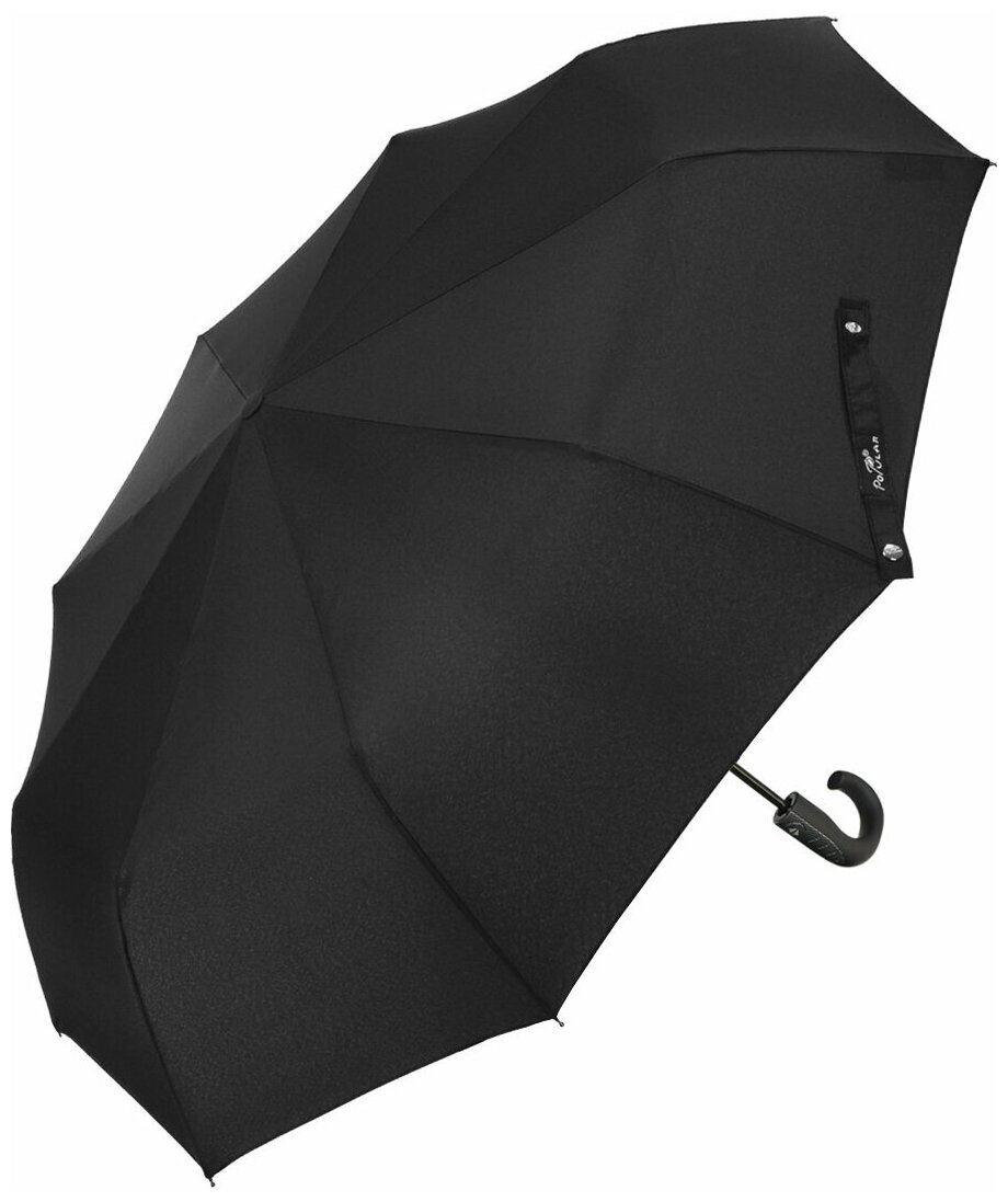 Мужской складной зонт Popular Umbrella автомат 1631J/черный