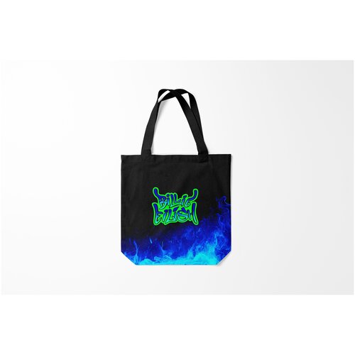 фото Сумка-шоппер / 40х40 см / разная музыка / billie eilish билли айлиш burnettie