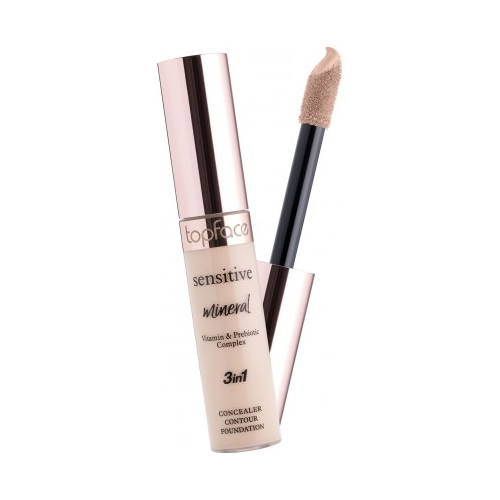 Topface Консилер минеральный 3 в 1 Sensitive Mineral Concealer, оттенок 005 консилер для лица и глаз topface sensitive mineral concealer 12 мл