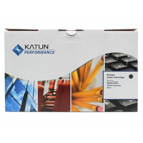 Тонер-картридж Katun для Konica-Minolta bizhub 3300P/ Develop ineo 3300P TNP-36/TNP-39 10k картридж tnp 36 tnp 39 konica minolta bizhub 3300 3301p universal 10k superfine