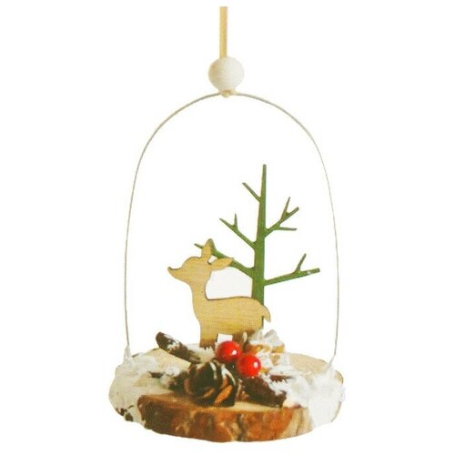 фото Школа талантов набор для творчества - создай ёлочное украшение «олень на опушке»