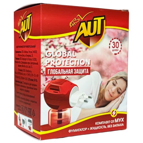AUT Комплект (Фумигатор + жидкость) от мух, 30 мл