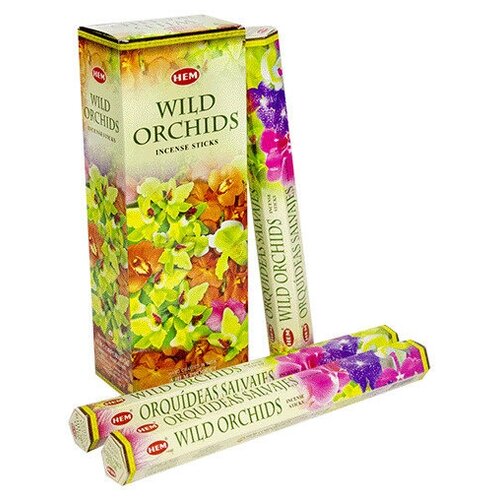 Благовония палочки HEM Дикая Орхидея Wild Orchids 120шт