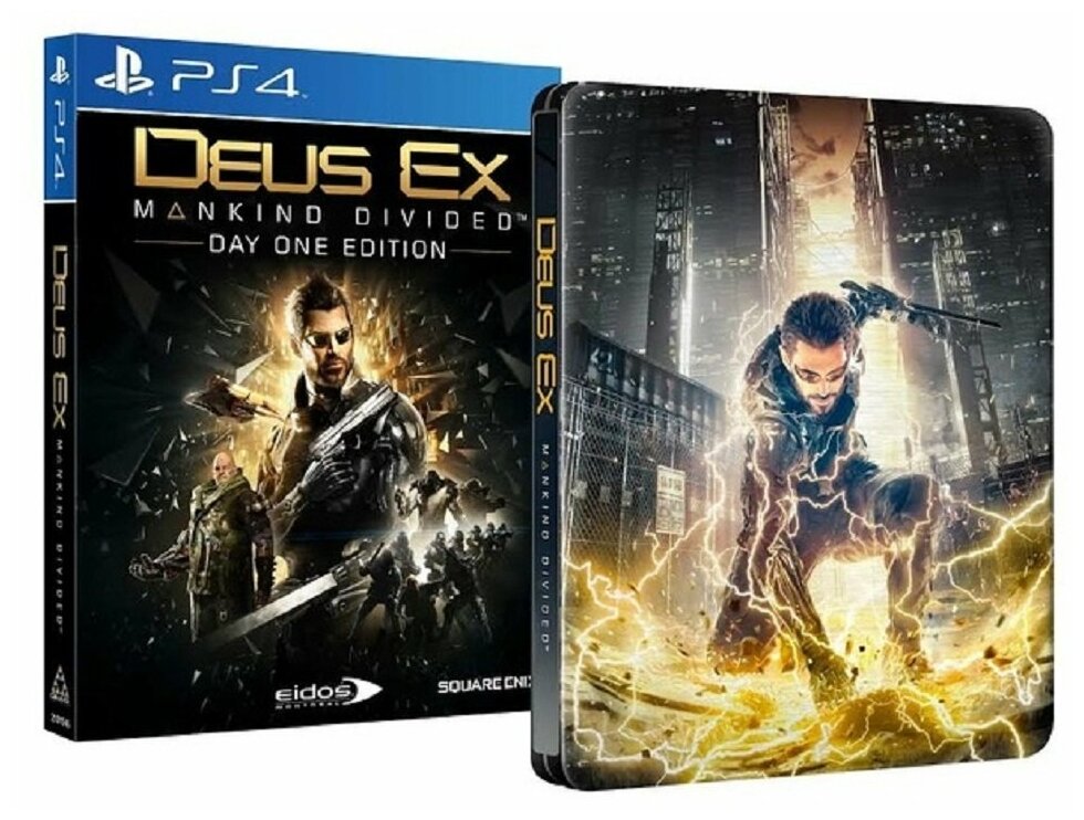 Игра для Playstation 4: Deus EX: Mankind Divided - Day 1 Steelbook Edition