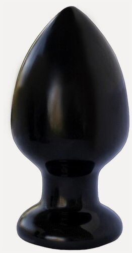 Изображение товара Чёрная анальная пробка MAGNUM 9 - 13 см, черный