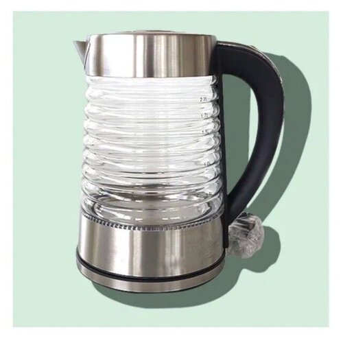 Чайник электрический 2л стеклянный внутренняя подсветка дисковый ТЭН 1500ВТ 159900₽