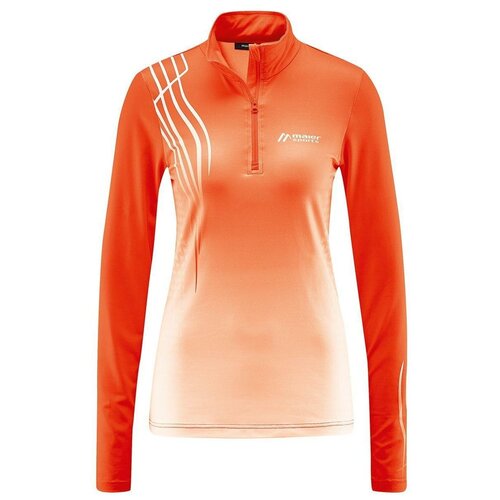 фото Футболка с дл. рукавом maier 2015-16 midlayer larina spicy orange (eur:36) maier sports