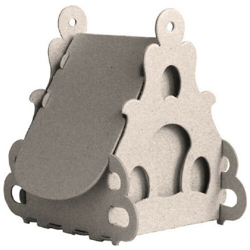 Набор для творчества сборный картонный домик для раскрашивания, Пион,30010-501