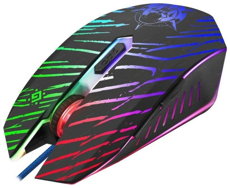 Мышь игровая Defender Dark Agent GM-590L 6 кнопок12800dpi USB