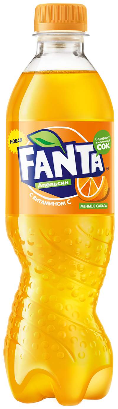 Газированный напиток Fanta / Фанта апельсин KZ ПЭТ (0,5л*24шт)