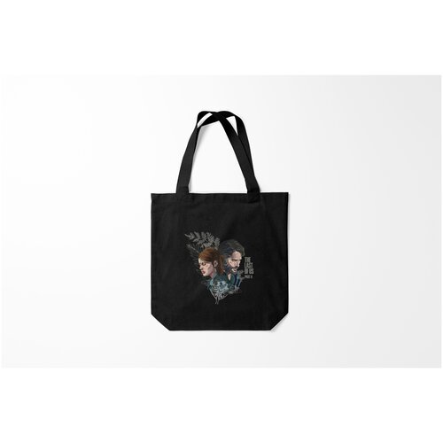 фото Сумка-шоппер / 40х40 см / геймерам / the last of us вместе навсегда burnettie