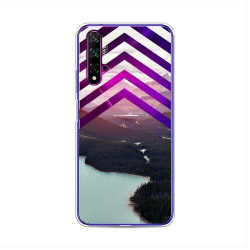 фото Силиконовый чехол "природный пейзаж" на huawei nova 5t / хуавей нова 5т case place