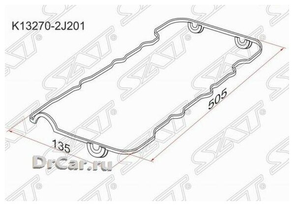 SAT SAT Прокладка клапанной крышки NS SR16SR18SR20 96-02 SAT K132702J201