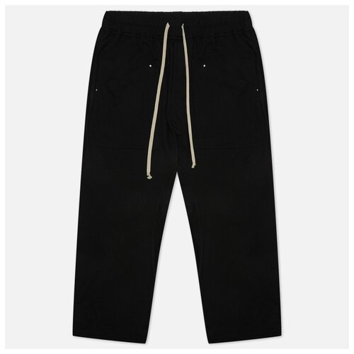 фото Мужские брюки rick owens drkshdw fogachine cargo drawstring cropped чёрный , размер xl