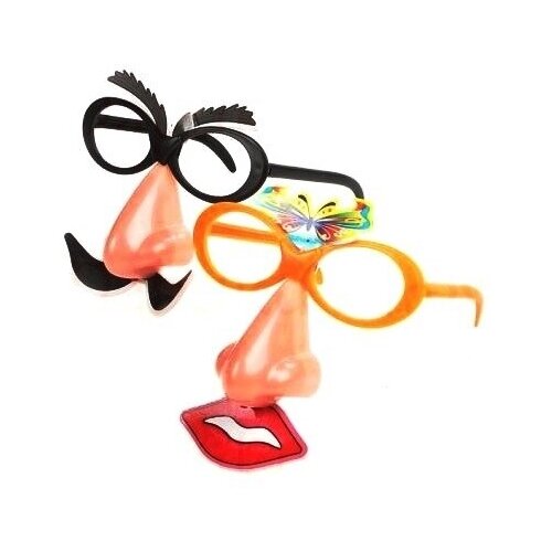 фото Маска с светящимся носом смехторг