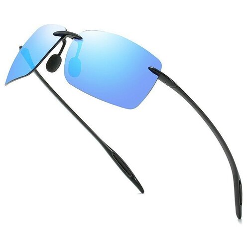 Солнцезащитные очки , черный, голубой christopher cloos поляризованные солнцезащитные очки cloos x brady pacifica