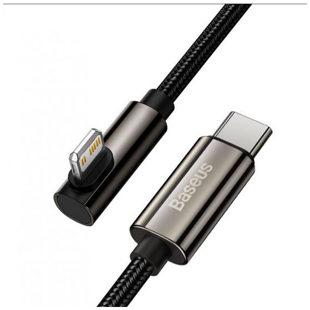 Кабель Baseus Legend Series Elbow Fast Charging Data Cable Type-C to iP PD 20W 1м черный