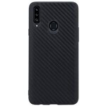 Чехол накладка для Samsung Galaxy A20s SM-A207, G-Case Carbon, черная - изображение