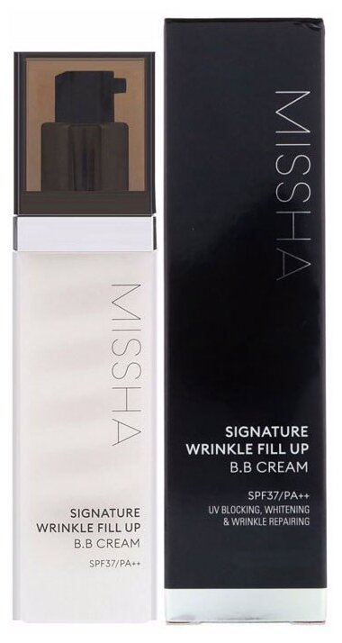 Missha BB крем Wrinkle Filler Signature, SPF 37, 44 мл/44 г, оттенок: 23 natural beige, 1 шт.