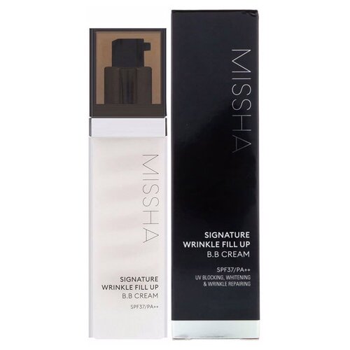 Missha BB крем Wrinkle Filler Signature, SPF 37, 44 г, оттенок: 21 light beige