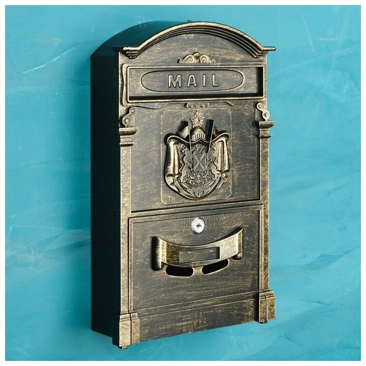 Ящик почтовый №4010В старая бронза - фотография № 5
