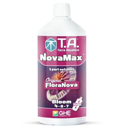 минеральное удобрение floranova ghe t a novamax bloom 1 литр Минеральное удобрение FloraNova GHE (T.A.) NovaMax Bloom 1 литр
