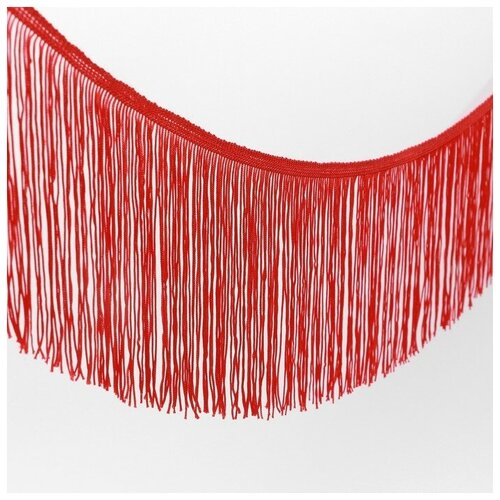 Тесьма декоративная «Бахрома» 15 см 5 ± 0 5 м цвет красный тесьма декоративная бахрома 15 см 5 0 5 м цвет бежевый