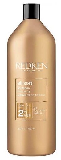 Redken шампунь All Soft, 1000 мл