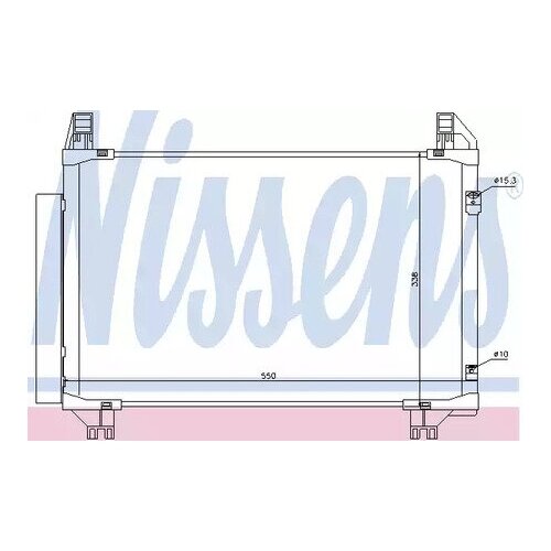 Радиатор кондиционера внешний NISSENS 94991
