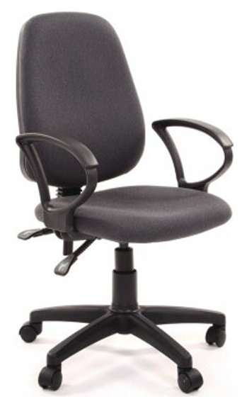 Кресло офисное Easy Chair 318 AL ткань серая, пластик