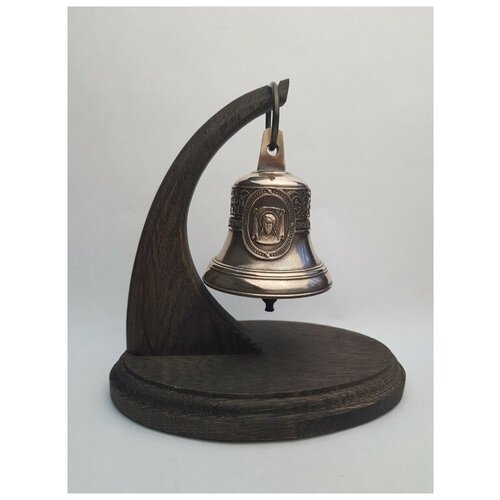 Колокол бронзовый на подставке 