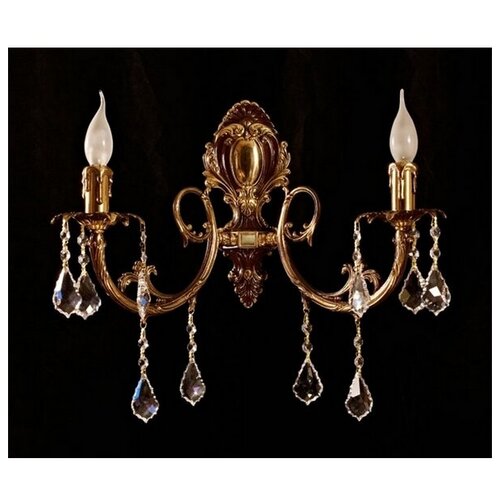 фото Бра 8888/2 pb leaf crystal (brizzi)