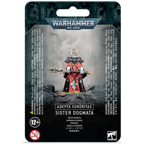 Миниатюра для настольной игры Warhammer 40 000 - Adepta Sororitas Sister Dogmata